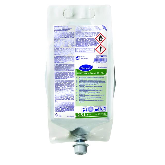 Taski Jontec Tensol QS det. manut. conc. Pavimenti 2,5 lt - 2 pz x ct