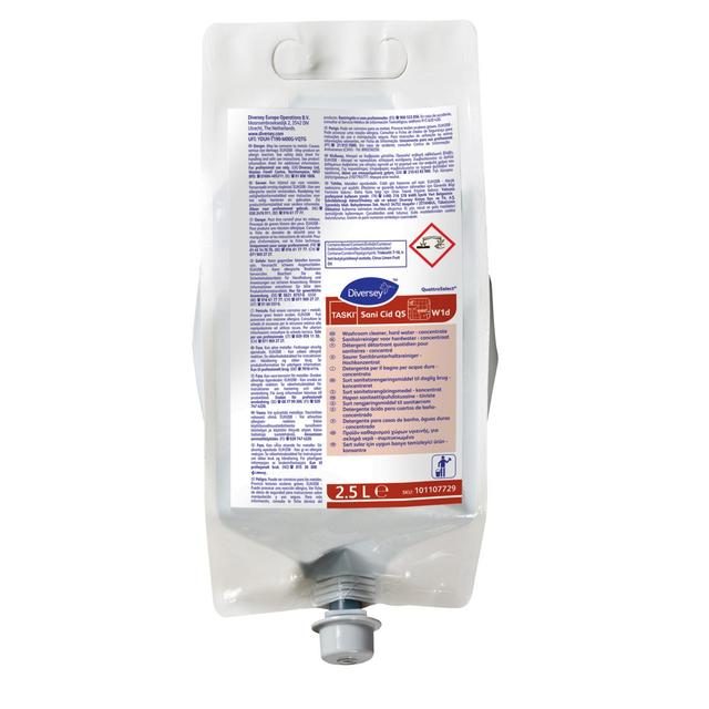Taski Sani Cid QS deteterg. acido citrico bagno 2,5 lt - 2 pz x ct