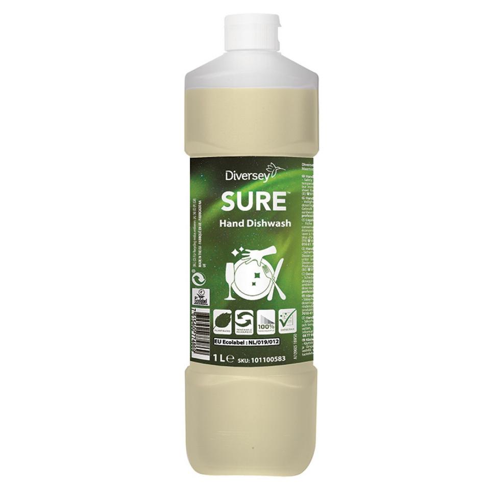 SURE Hand Dishwash deterg.lavaggio manuale piatti fl.1 lt.