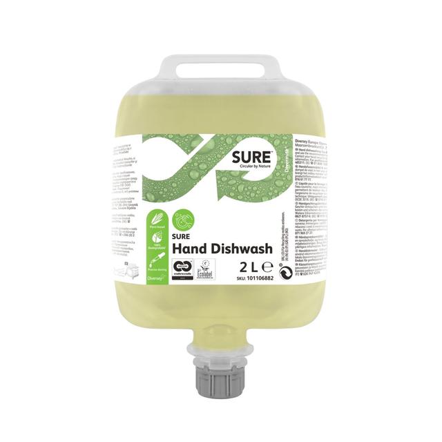 SURE Hand Dishwash Divermite 2 lt - 3 pz x ct