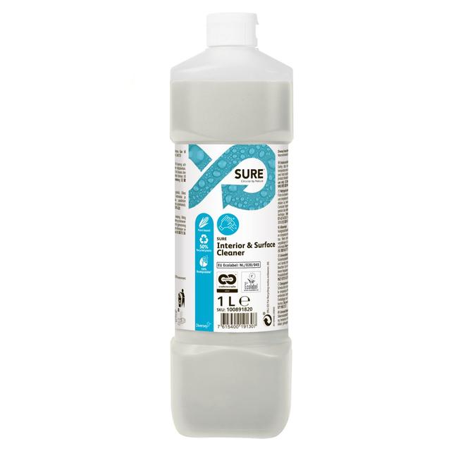 SURE Interior&Surface Cleaner deterg.multiuso flac.1lt. - 6 pz x ct