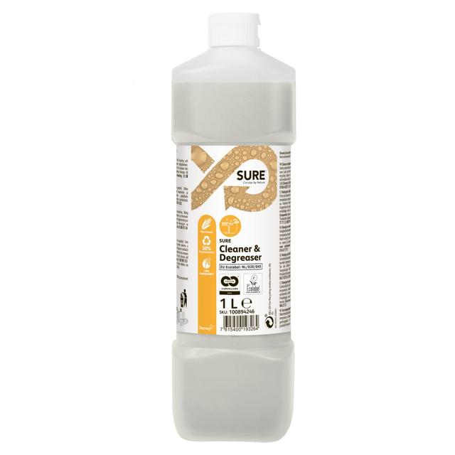 SURE Cleaner&Degreaser detergente sgrassante cucina fl. 1 lt - 6 pz x ct