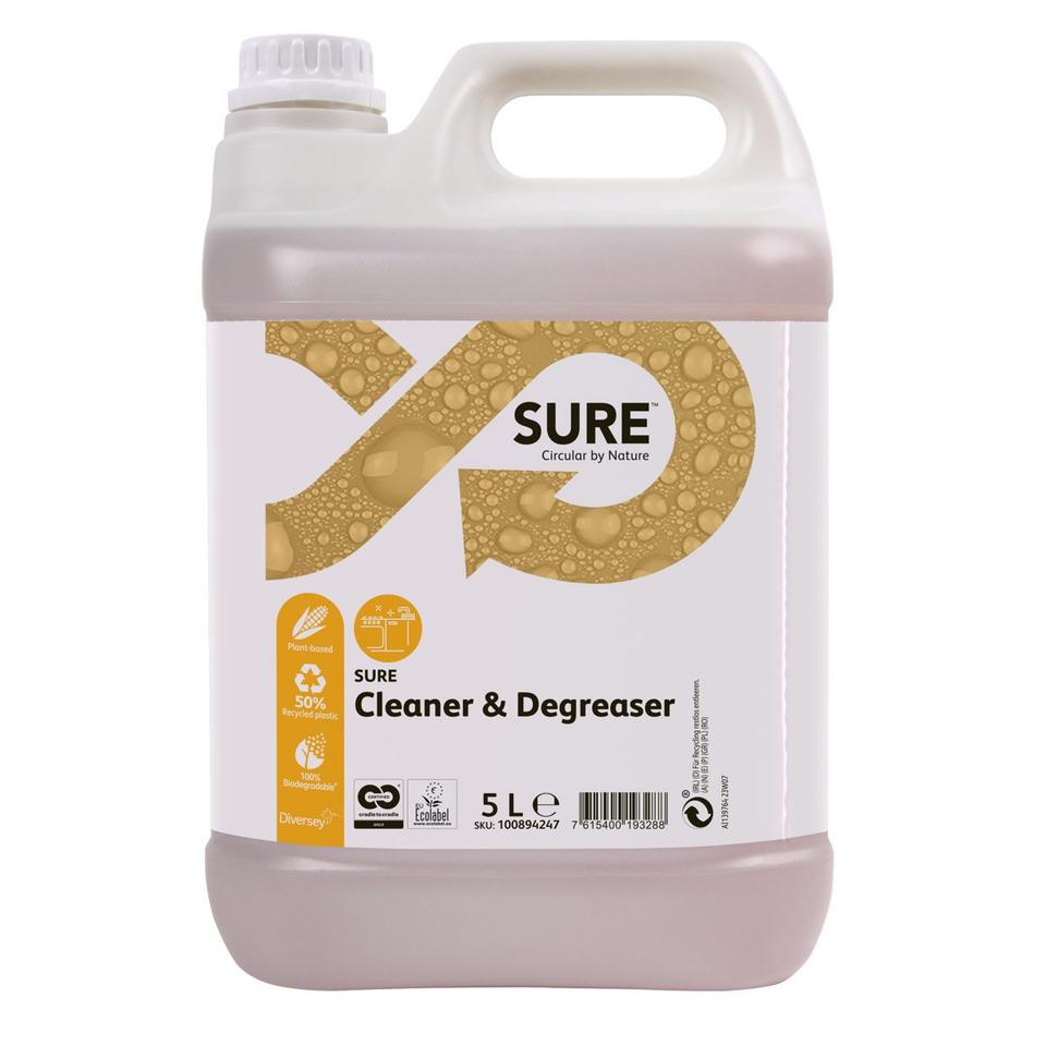 SURE Cleaner&Degreaser detergente sgrassante cucina ta 5 lt - 2 ta x ct