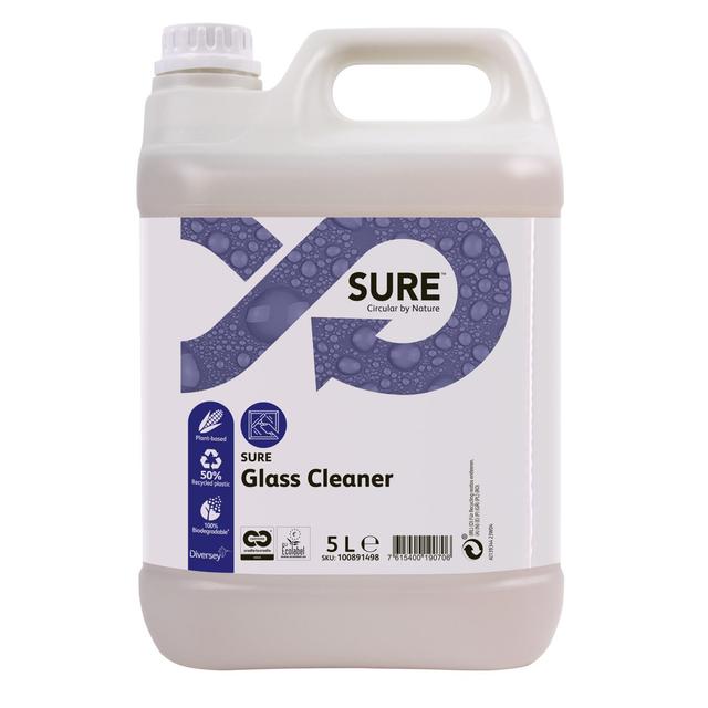 SURE Glass Cleaner detergente vetri e specchi PU 5 lt - 2 ta x ct