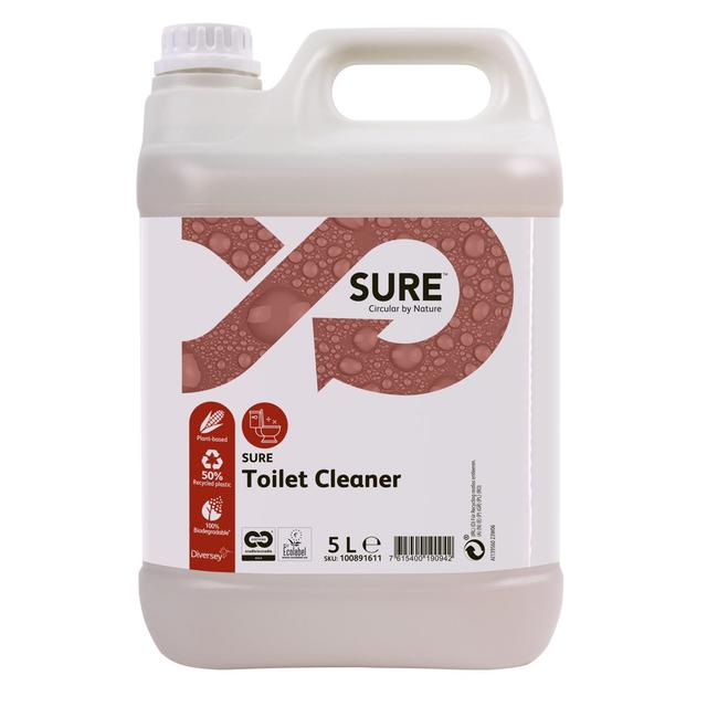SURE Toilet Cleaner detergente anticalcare WC ta 5 lt - 2 ta x ct