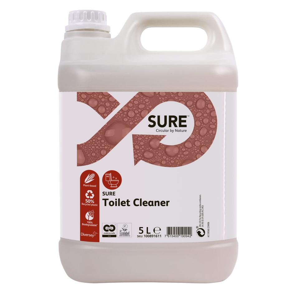 SURE Toilet Cleaner detergente anticalcare WC ta 5 lt - 2 ta x ct