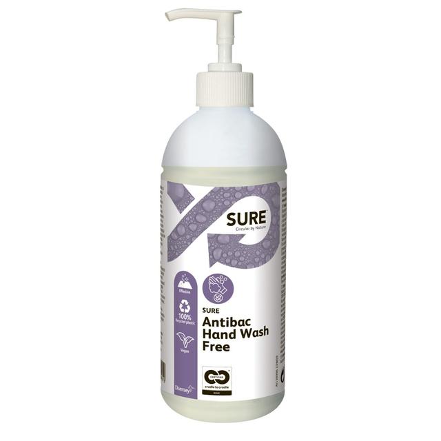 SURE Antibac Hand Wash Free det. disinfettante mani 500 ml - 6 pz x ct