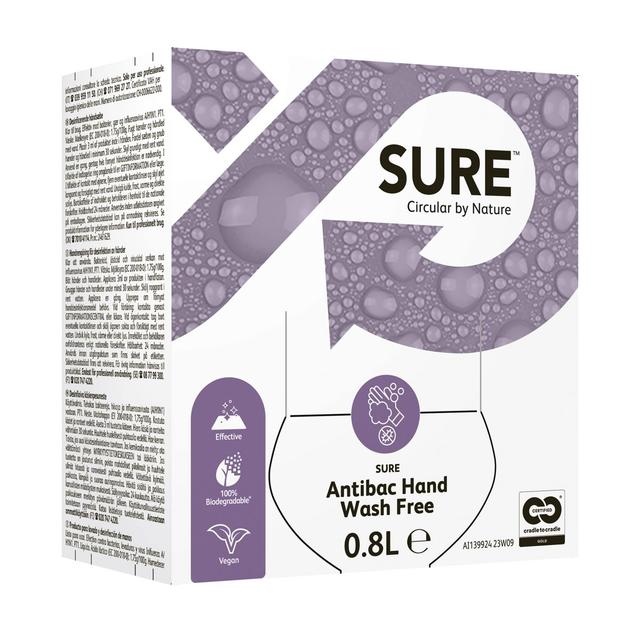 SURE Antimic Hand Wash Free Soft Care - 800 ml - 6 pz x ct