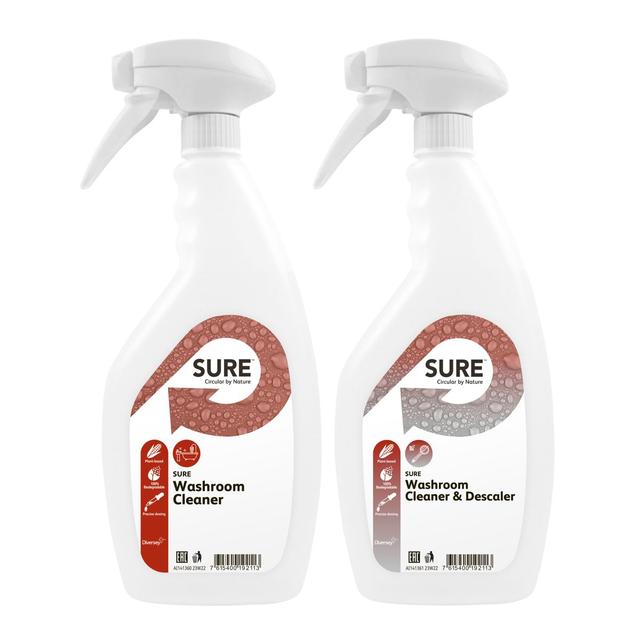 Kit flaconi vuoti Sure Washroom Clean - Cleaner&Descaler 750
