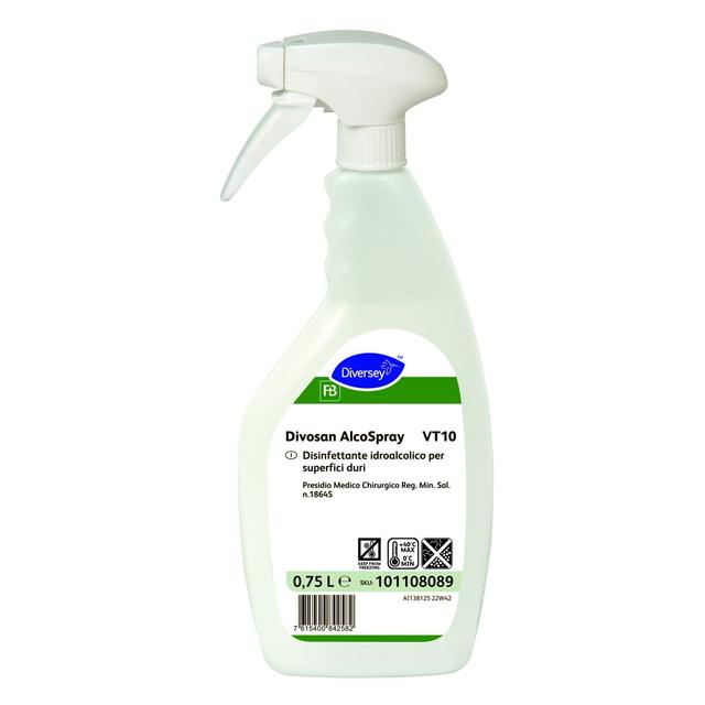 Divosan AlcoSpray VT10 P.M.C. n.18645 flacone 750 ml - 6 pz x ct