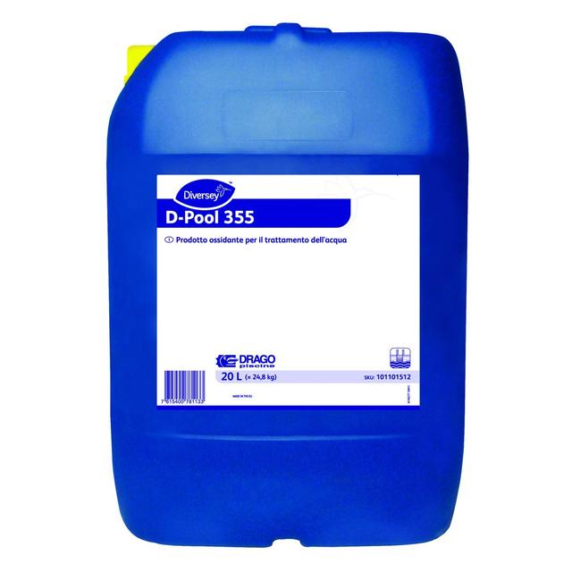 D-Pool 355 ossidante alcalinizzante liquido piscine 20 lt