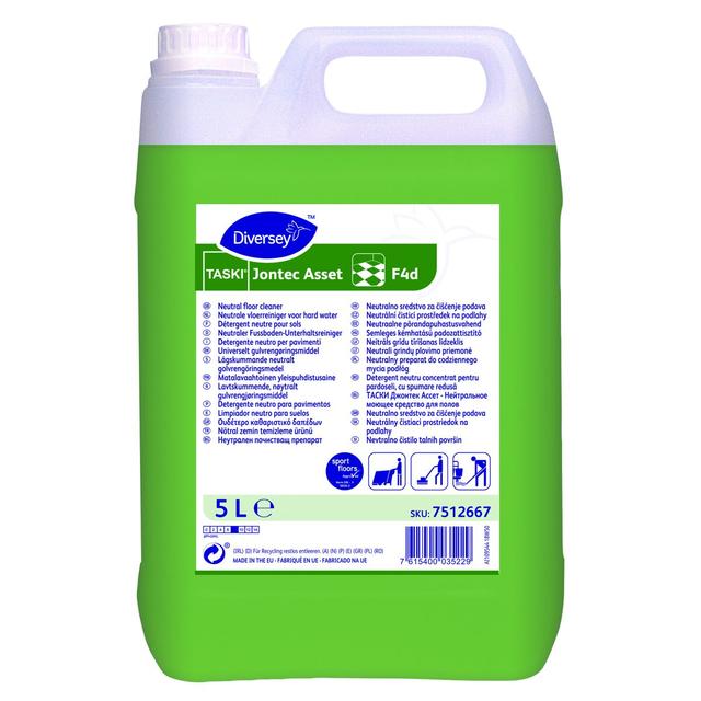 Taski Jontec Asset detergente neutro pavimenti tan. 5 lt - 2 ta x ct