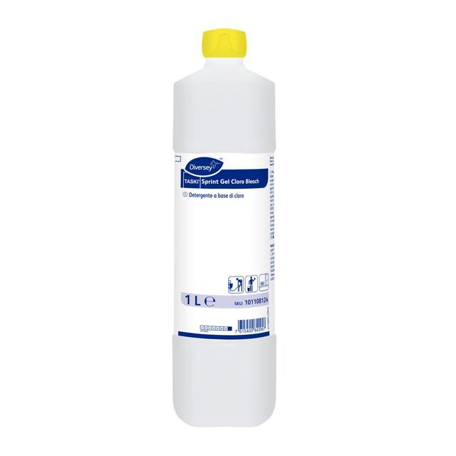 Taski Sprint Gel Cloro detergente igienizzante superfici 1 l - 6 pz x ct