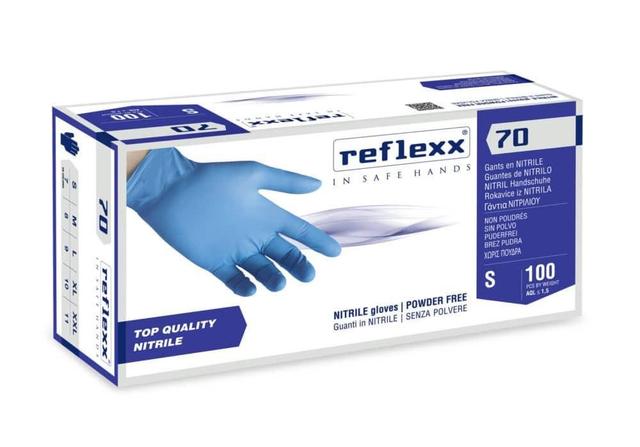 Guanto monouso R70 nitrile sp 4,9 gr. dpi III dm tg.XXL