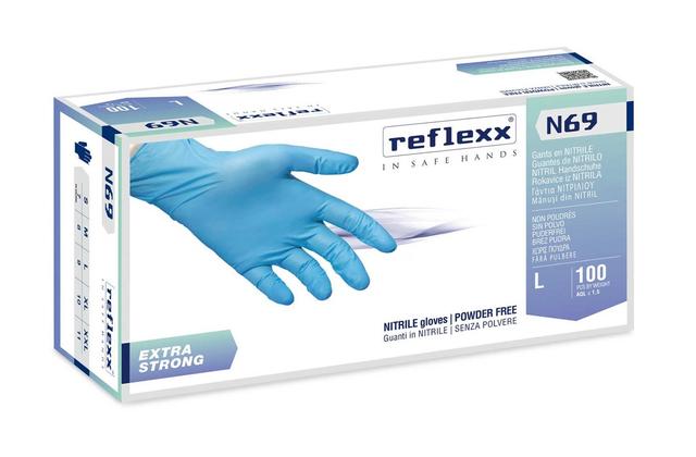 Guanto monouso N69 nitrile sp tg. XXL 6,8 gr. 100 pz