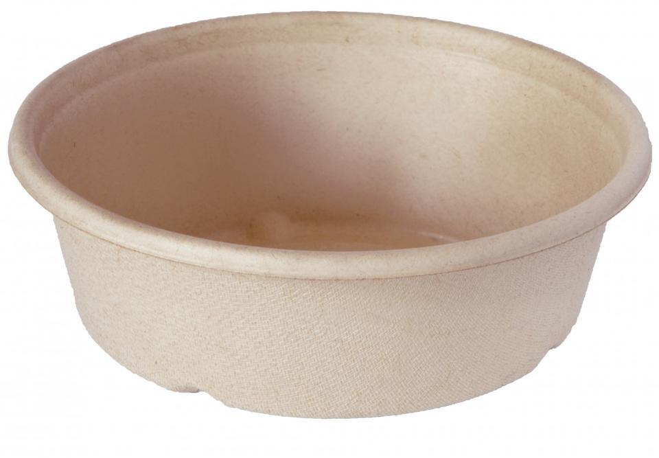 Ciotola Classic bagassa 900 ml marrone d.194 h 53 mm - 40 pz x cf - 4 cf x ct