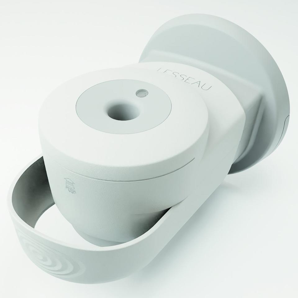 Dispenser sapone mani solido Lesseau manuale bianco