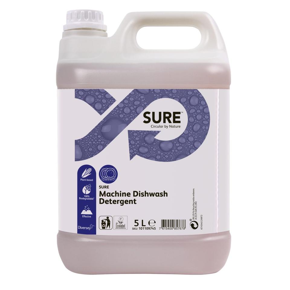 SURE Machine Dishwash Detergent detergente lavastoviglie 5 l - 2 ta x ct