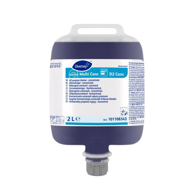 Suma Multi-Conc D2 conc 3x2L - Detergente universale superconcentrato - 3 pz x ct