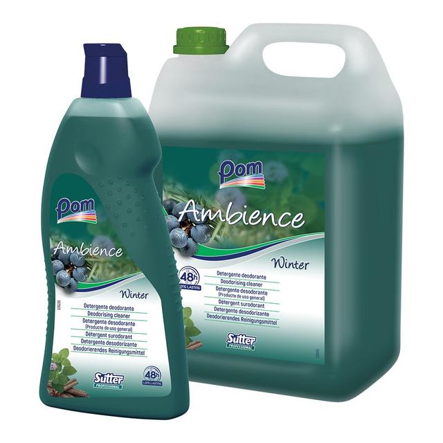 Detergente deodorante multiuso ambience winter legno cedro 1 lt - 12 Fl x ct