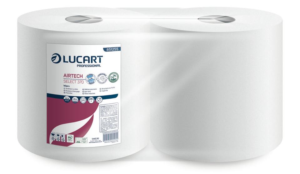 Bobina rotolo multiuso Lucart texicell select 370 2v 141 M 370 str 2 pz x ct